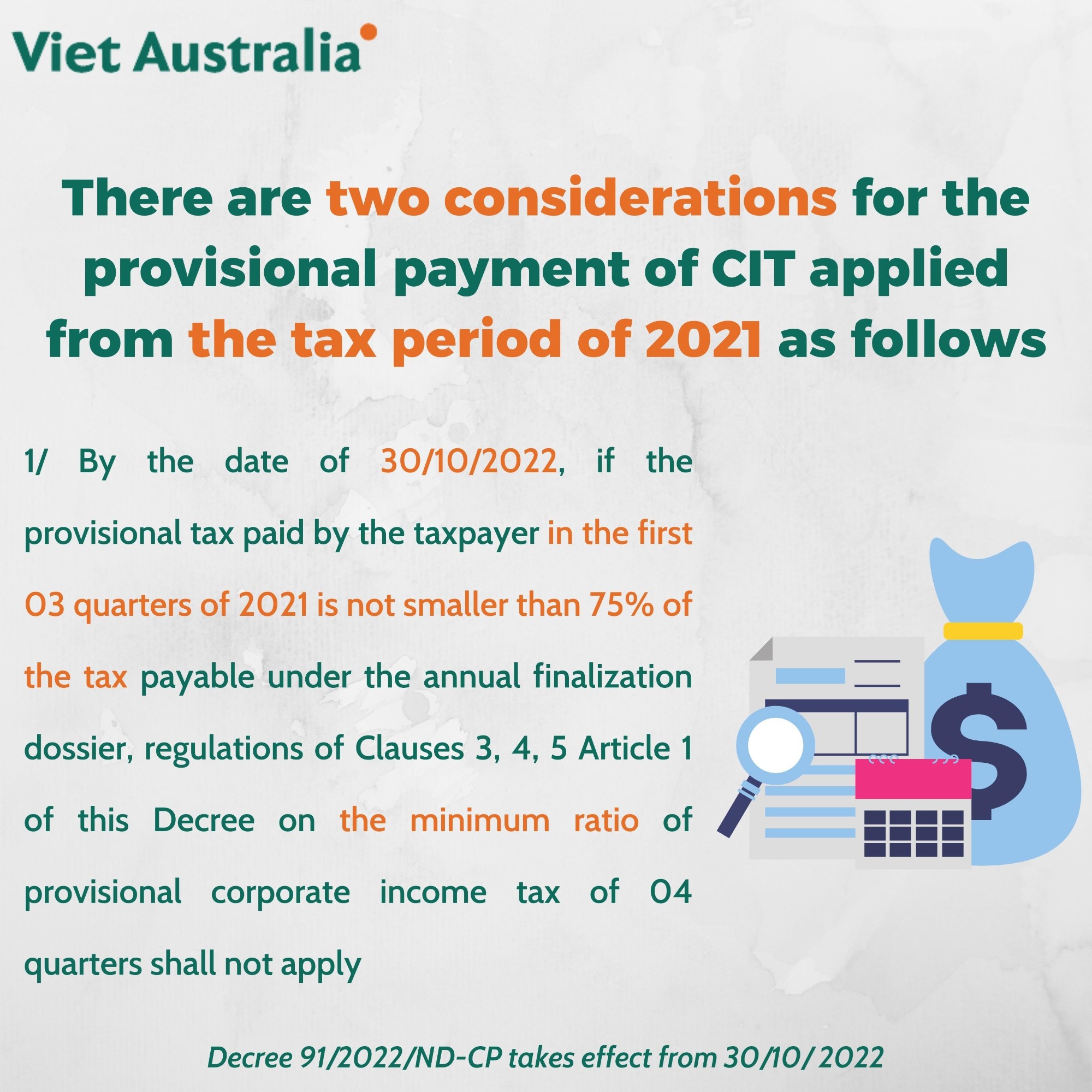 Provisional Corporate Income Tax Paid In 04 Quarters Shall Be At Least 80% Of The Annual Corporate Income Tax Payable - 2