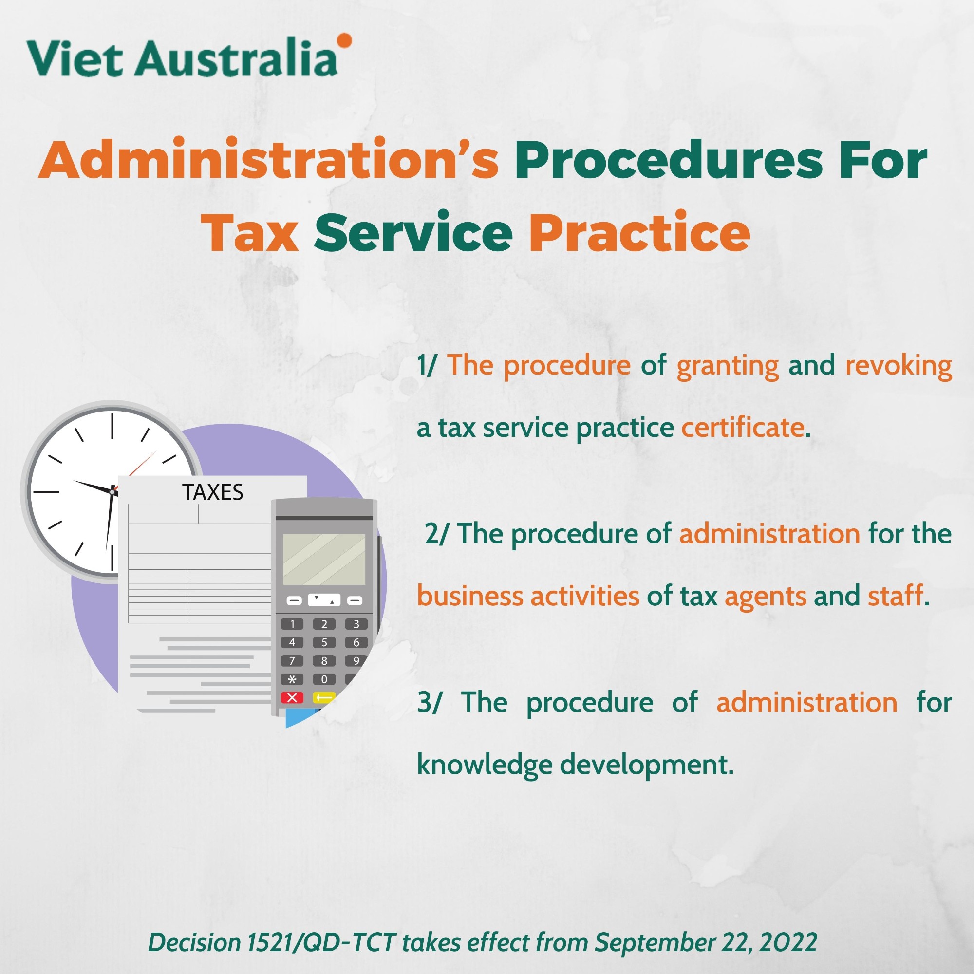 Administration’s procedures for tax service practice 1