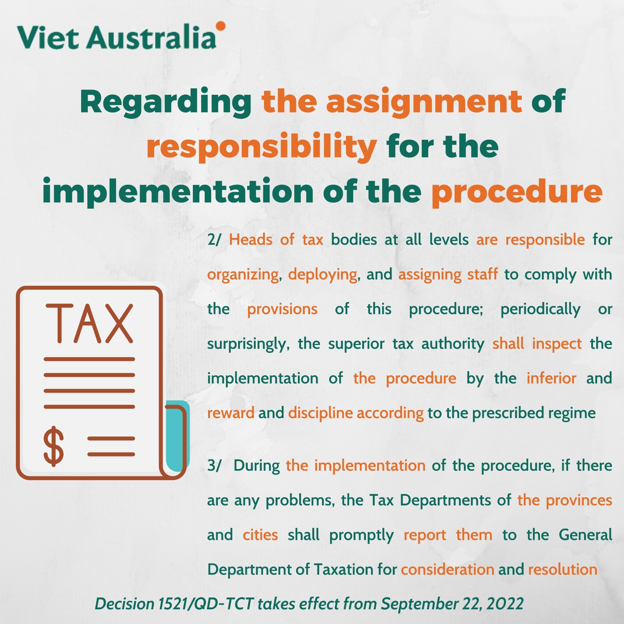 Administration’s procedures for tax service practice 3