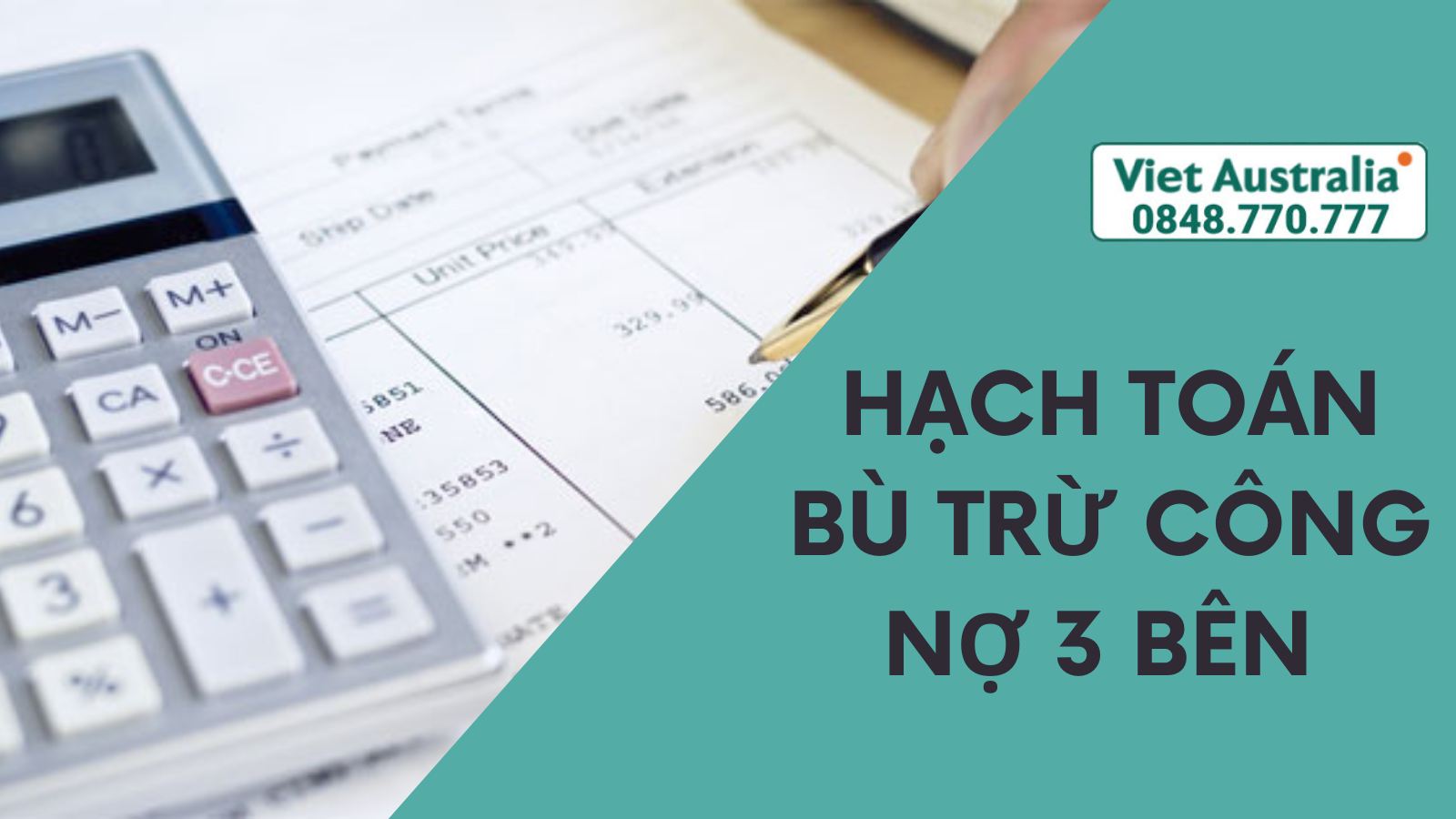 Cách Hạch Toán Bù Trừ Công Nợ 3 Bên
