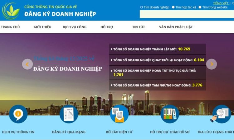 Nộp Hồ Sơ Điện Tử Thông Qua Cổng Doanh Nghiệp Quốc Gia